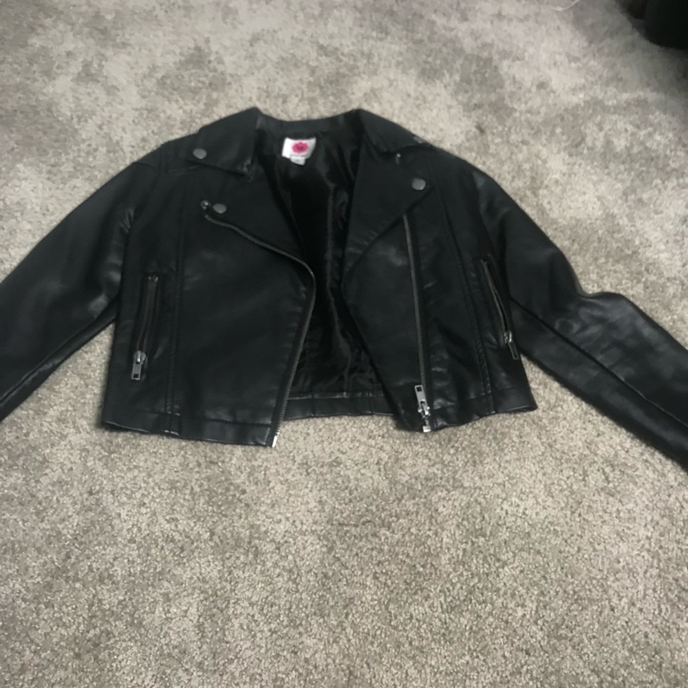 Total girl leather jacket